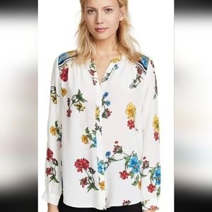 Floral Print Blouse -‎ Multicolor